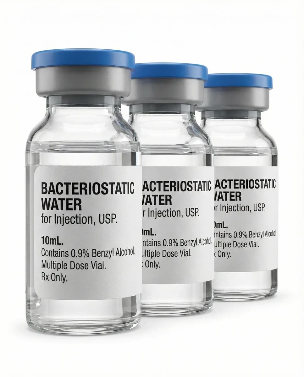 Kit 3x Água Bacteriostática 10ml