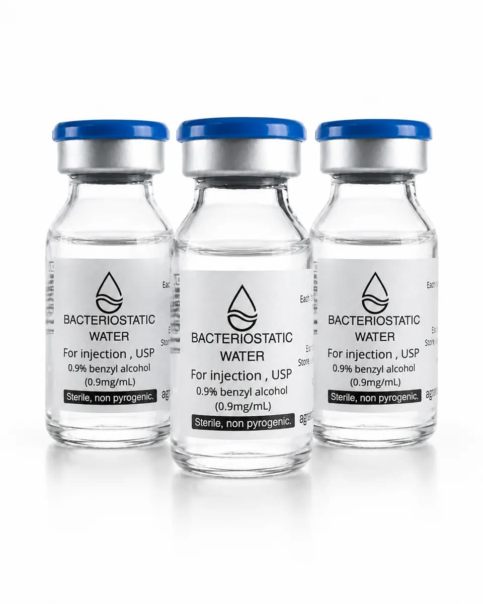 Kit 3x Água Bacteriostática 10ml