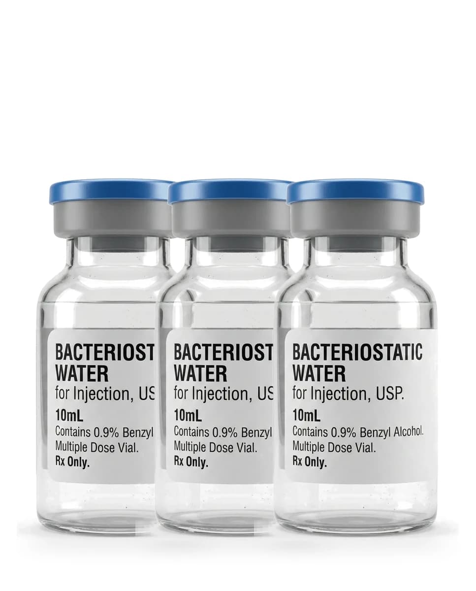 Kit 3x Água Bacteriostática 10ml