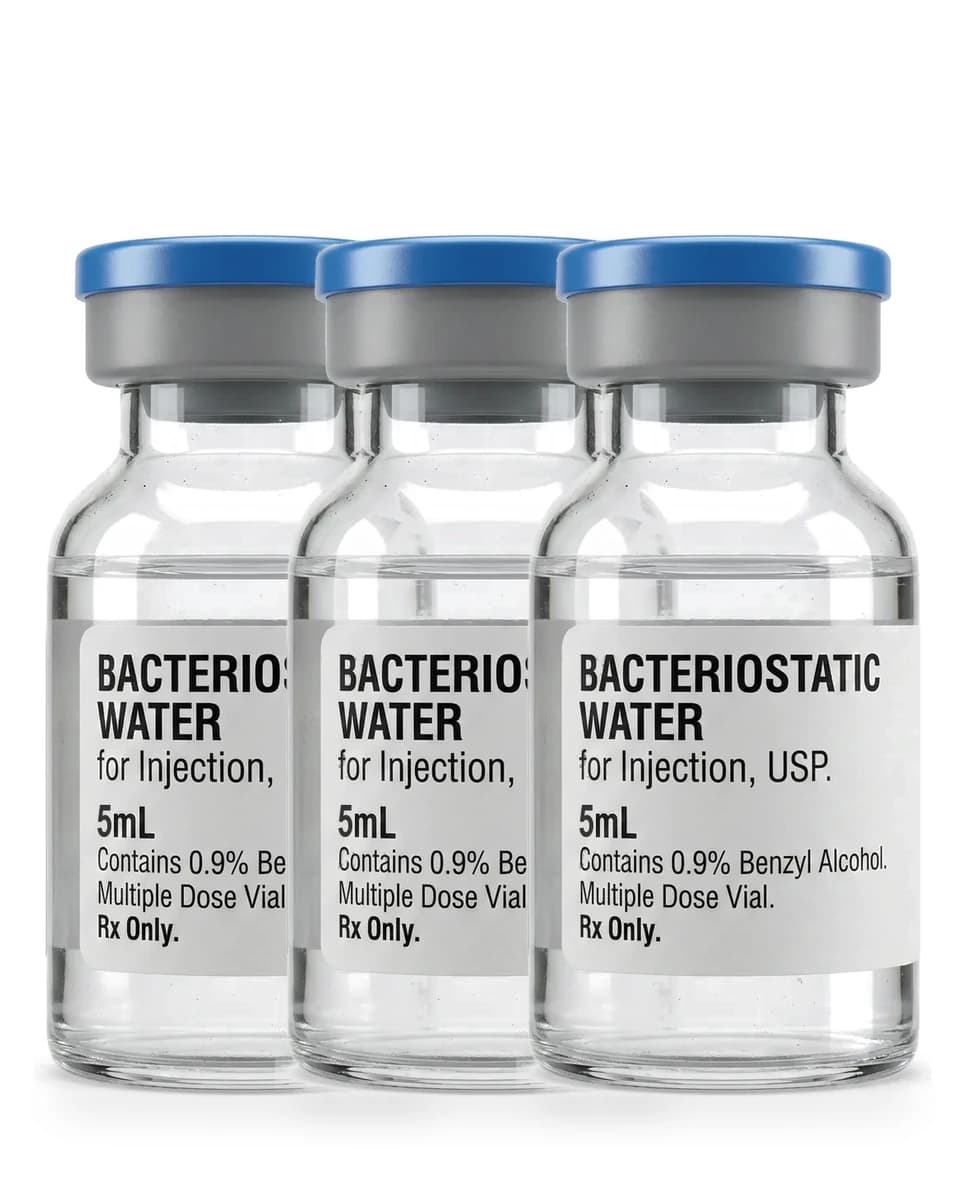Kit 3x Água Bacteriostática 5ml