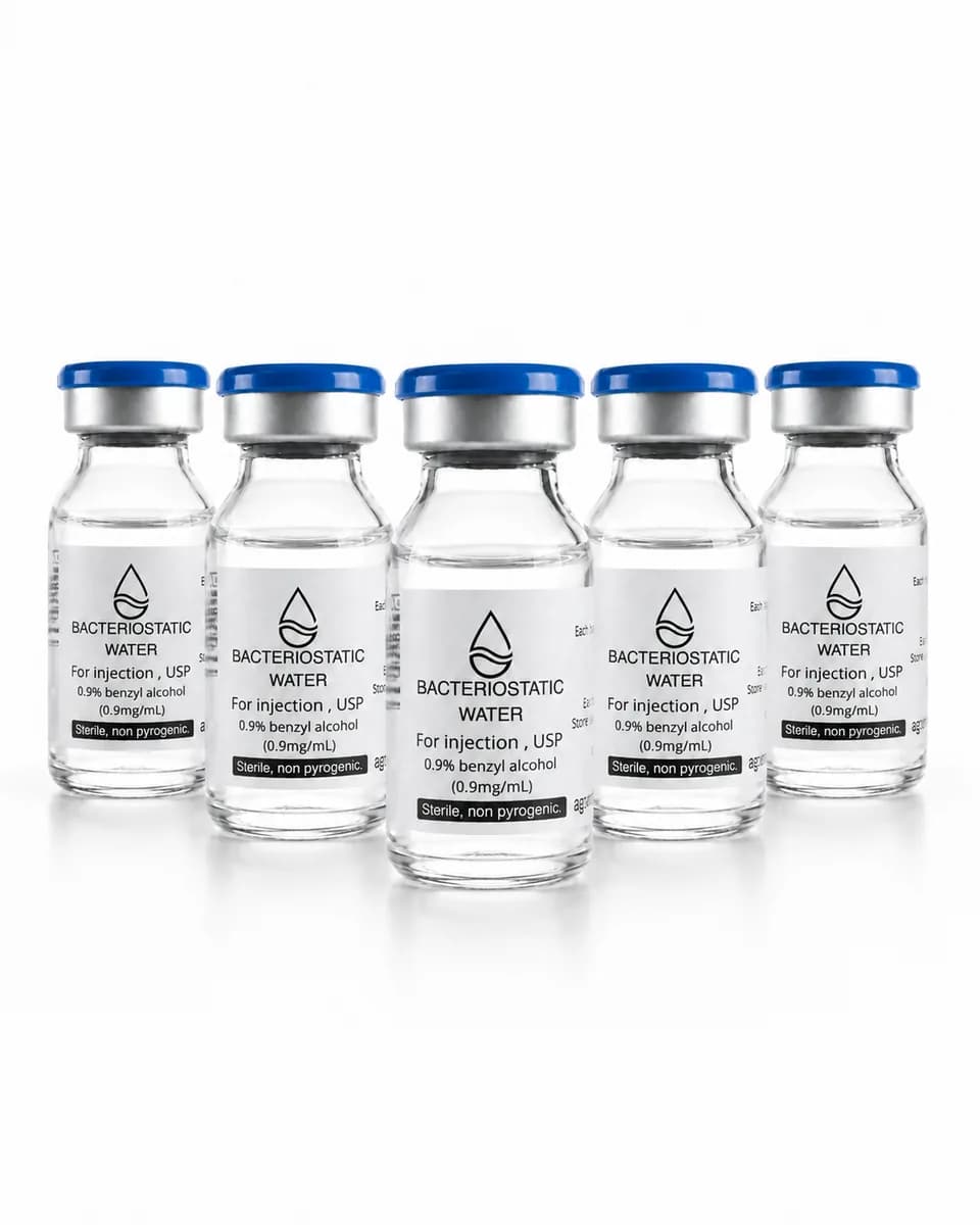 Kit 5x Água Bacteriostática 10ml